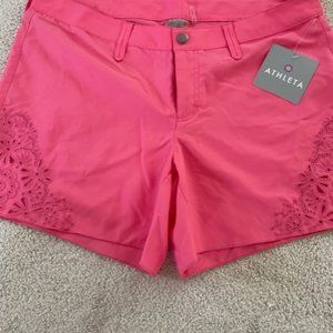 Athleta pink shorts